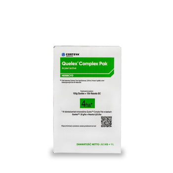 Quelex 0,1kg + Naceto 1L/4ha