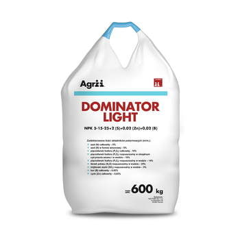 Dominator Light 5-15-25+2S+0,02B+0,02Zn/BB600kg