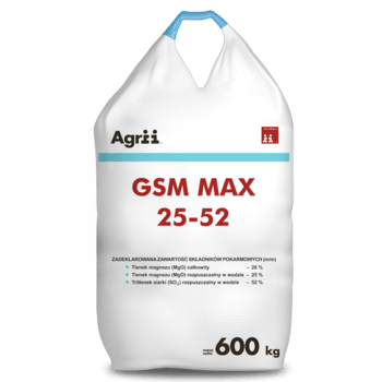 GSM MAX 25-52 Mg+S/BB 600 kg