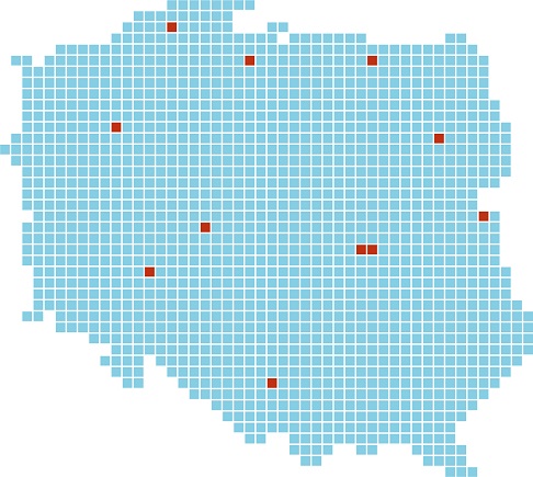 AgriiDemo Tour 2022 mapka lokalizacji AgriiDemo Tour 2022 mapka lokalizacji