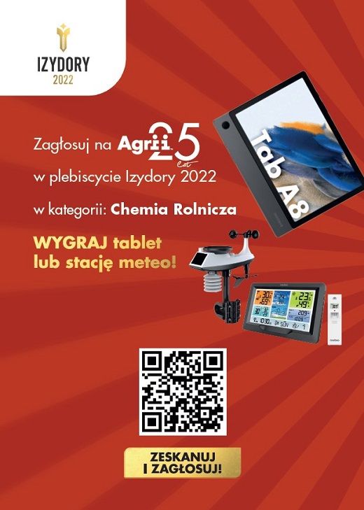 Zagłosuj na Agrii Polska w plebiscycie Izydory 