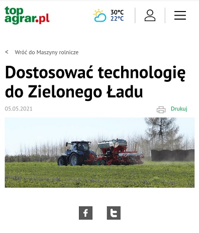 DOSTOSOWAĆ TECHNOLOGIĘ DO ZIELONEGO ŁADU