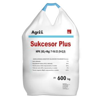 Sukcesor Plus NPK 7-16-33+2,5MgO+5SO3 blend/600 kg